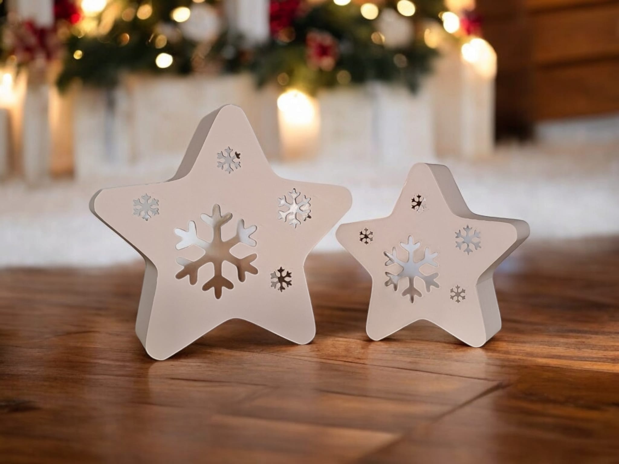 Snowflake Star Tea Light Holder