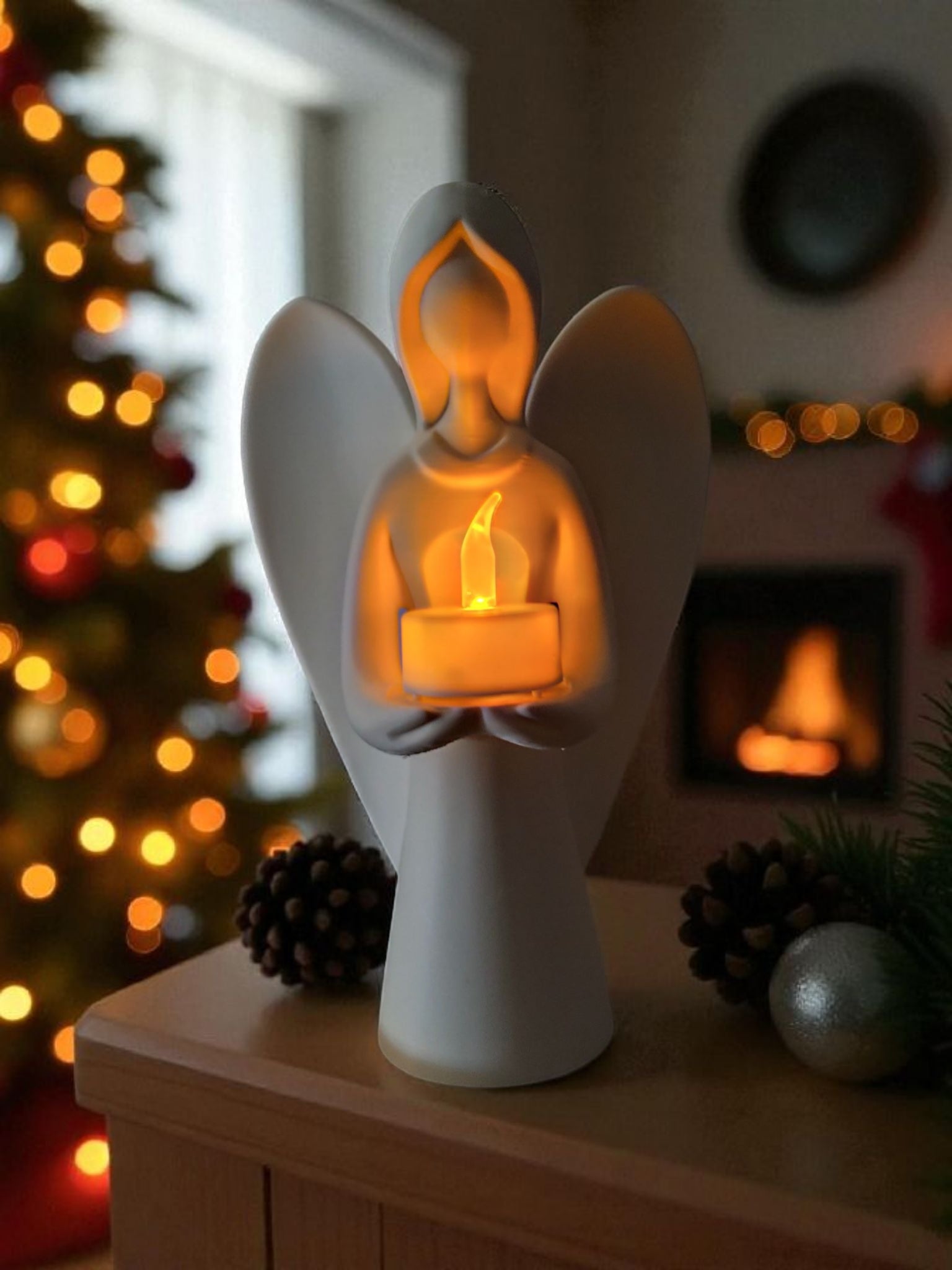 Christmas Angel Tea Light Holder