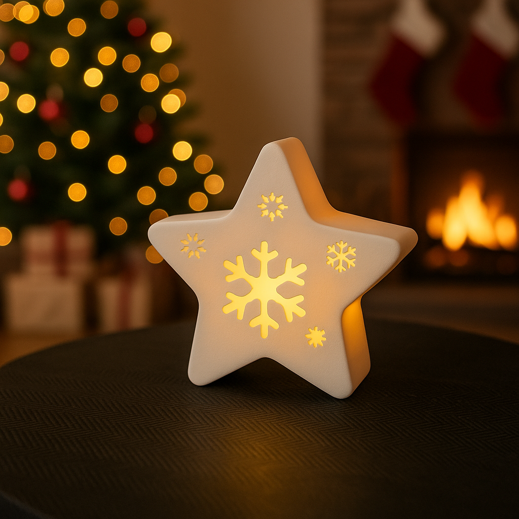 Snowflake Star Tea Light Holder